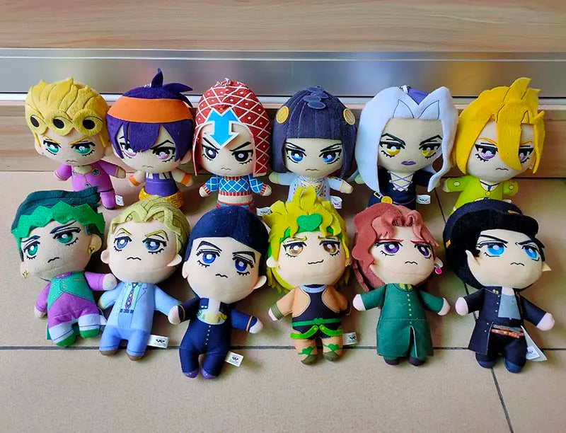 JoJoss Bizarre Adventure Golden Wind Buccellati Abbacchio Fugo Yoshikage Kira Rohan Kishibe Josuke Higashikata Jotaro Kujo plush