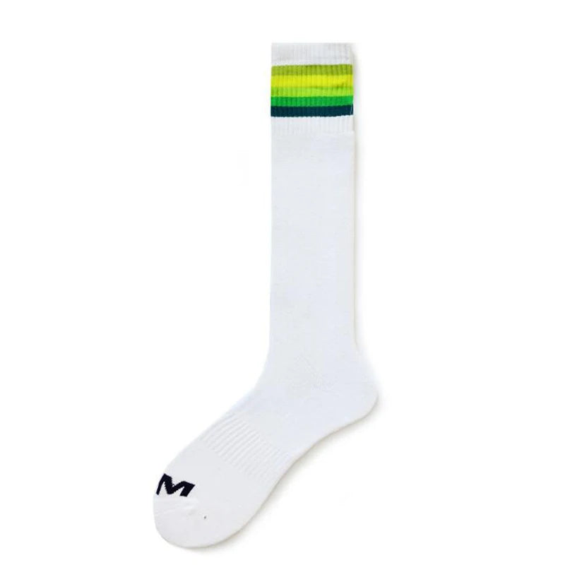 Socks Men Calcetines Striped High Tube Football Socks Skarpetki Men's Socks Sport Sweat Meias Calcetines Hombre Trend Stocking