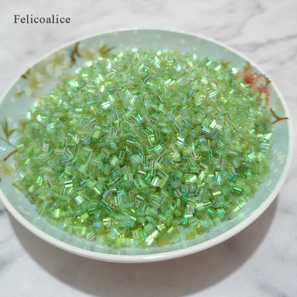 50g Bingsu Slime Additives Iridescent Beads Supplies DIY Sprinkles Kit For Fluffy Clear Crunchy Slime Clay