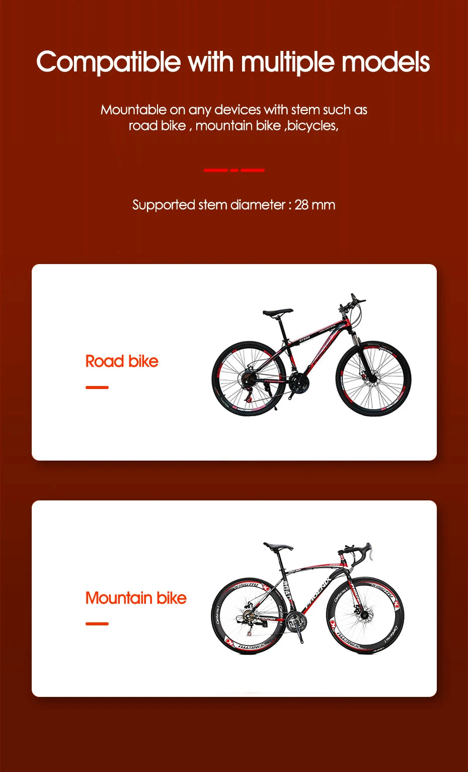 Mountain Bike Stem Phone Holder Bicycle MTB Stem Mount Stand Moto Navigator Outdoor Cycling  Smartphone for Xiaomi iPhone