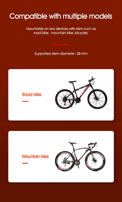 Mountain Bike Stem Phone Holder Bicycle MTB Stem Mount Stand Moto Navigator Outdoor Cycling  Smartphone for Xiaomi iPhone