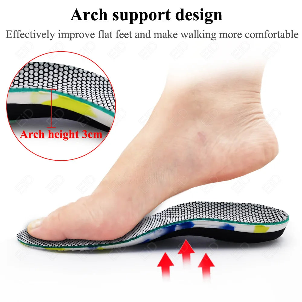 Orthotic Insole Arch Support Flatfoot Orthopedic Insoles for feet Flat Foot Health Shoe Sole Pad insoles for Shoes insert padded