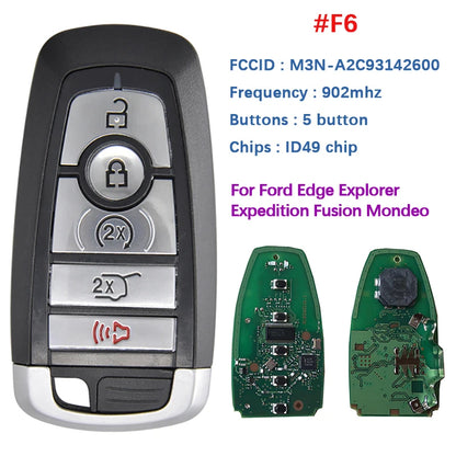 CN018109 315/434/868/902 Remote Key For Ford Edge Explorer Expedition Fusion Mondeo F150 Replacement Smart Keyless Proximity
