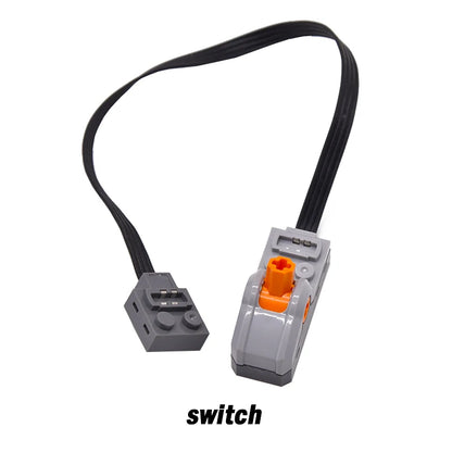MOC High-Tech Power Functions Servo Motor Polarity Switch Light Set IR Speed Remote Control Receiver Battery Box DIY toys