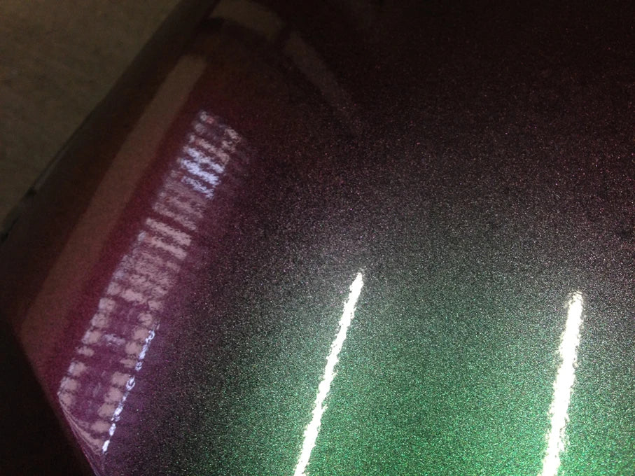 Premium Gloss Chameleon Pearl Glitter Metallic Green purple Vinyl Car Wrap Foil With Air Release Diamond Car Sticker Decal