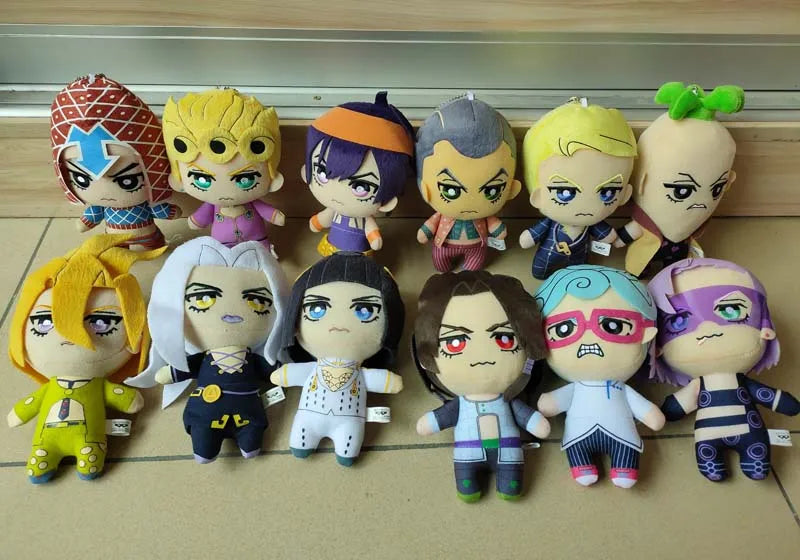 JoJoss Bizarre Adventure Golden Wind Buccellati Abbacchio Fugo Yoshikage Kira Rohan Kishibe Josuke Higashikata Jotaro Kujo plush