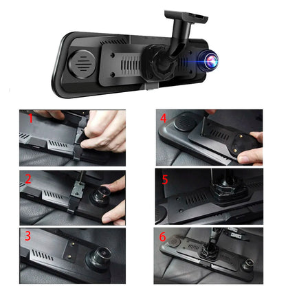 HGDO Interior Rear View Mirror Arm Bracket for Toyota Universal  Inside Mirror Mount Stem for Dash Cam DVR Video Recorder