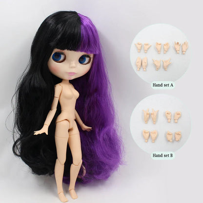ICY DBS Blyth Doll Series Yin-yang hair style like Sia white skin 1/6 BJD ob24 anime cosplay