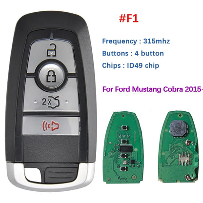 CN018109 315/434/868/902 Remote Key For Ford Edge Explorer Expedition Fusion Mondeo F150 Replacement Smart Keyless Proximity
