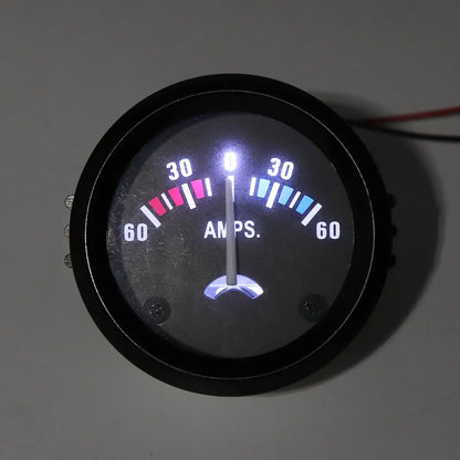 Car Ammeter Voltmeter  Universal  12V 60-0-60 AMP Ammeter Gauge Volt Meter 2" 52MM for Boat Truck ATV AMP Meter Measure for Cars