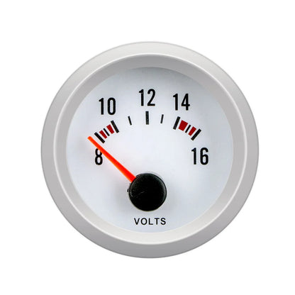 52mm (2 Inch) Car Modification Pointer Boost Water Temp Oil Temperature Meter Pressure Voltage Gauge Blue Backlight