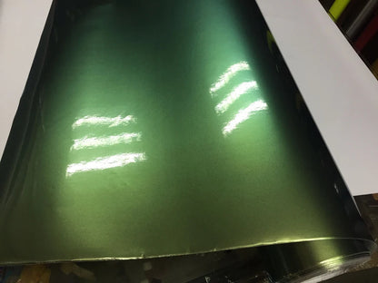 Premium Gloss Chameleon Pearl Glitter Metallic Green purple Vinyl Car Wrap Foil With Air Release Diamond Car Sticker Decal