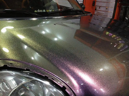 Premium Gloss Chameleon Pearl Glitter Metallic Green purple Vinyl Car Wrap Foil With Air Release Diamond Car Sticker Decal