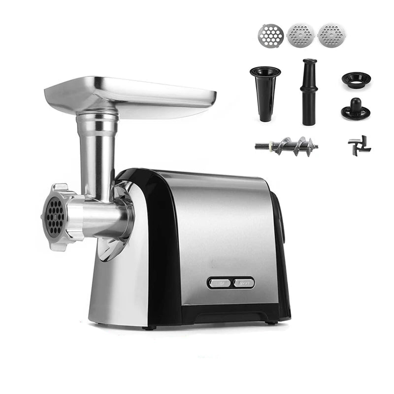 Heavy Duty 3200W Electric Meat Grinder Multifunctional Automatic Stainless Steel Meat Mincer Sausage Stuffer Home Food Processor