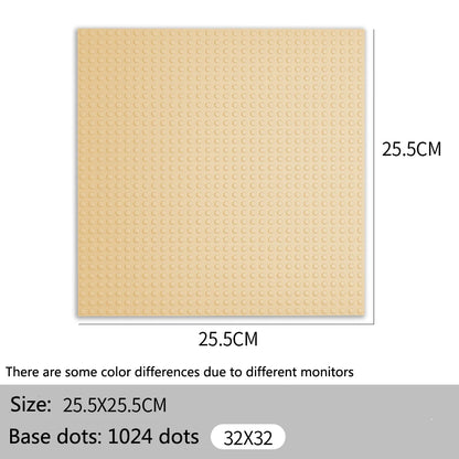 32*32 50*50 Dots Classic Base Plates Blocks DIY Small Size City Road Bricks Baseplates Construction Building Toys For Kids Gifts