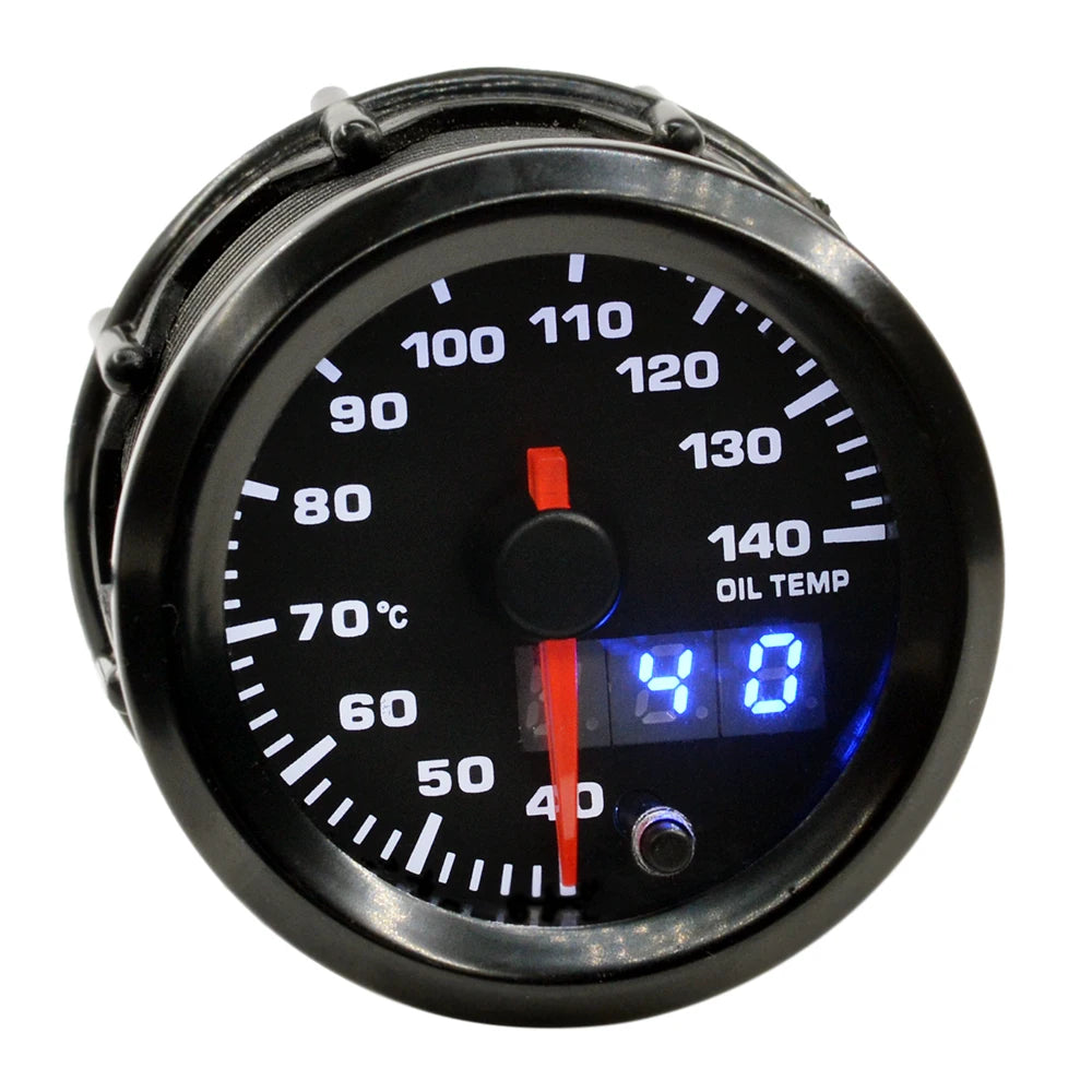 Dragon 52mm Car 7 Colors LED   Dual Display Boost Water Oil Temp Pressure Meter Volt Air Fuel Ratio EGT Gas Tachometer RPM Gauge