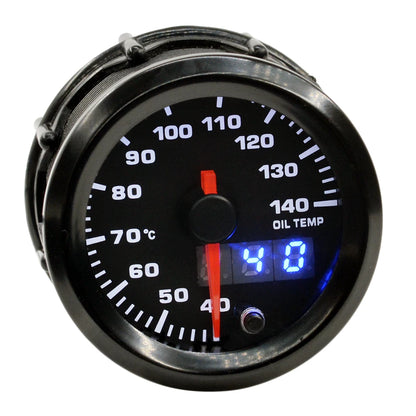 Dragon 52mm Car 7 Colors LED   Dual Display Boost Water Oil Temp Pressure Meter Volt Air Fuel Ratio EGT Gas Tachometer RPM Gauge