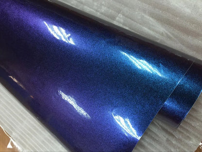 Premium Gloss Chameleon Pearl Glitter Metallic Green purple Vinyl Car Wrap Foil With Air Release Diamond Car Sticker Decal