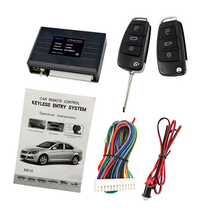 HIPPCRON Universal Car Alarm Systems Remote Central Kit Door Lock Keyless APP With Remote Contr Entry System Central Locking