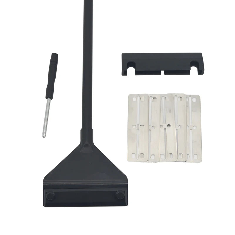 Aquarium Algae Remover Aluminum Alloy Stainless Steel Scraper Blade Fish Tank Glass Water Plant Grass Cleaning Tools Accessories