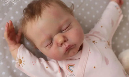 NPK 19inch Reborn Doll Kit Willa Fresh color Soft Touch Unfinished Reborn Supply Doll Parts
