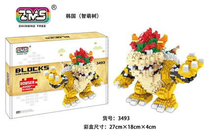 ZMS Mini Blocks Cartoon Building Toy Anime Bricks Educational Brinquedos for Kids Gift Children Christmas Present 3492