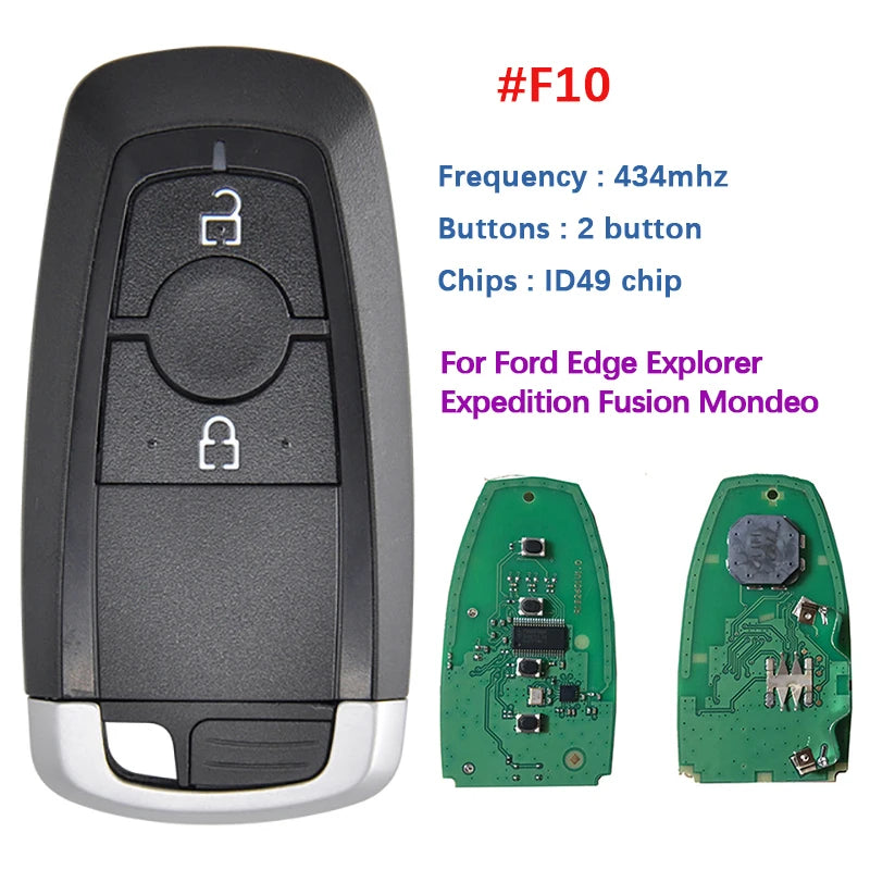 CN018109 315/434/868/902 Remote Key For Ford Edge Explorer Expedition Fusion Mondeo F150 Replacement Smart Keyless Proximity
