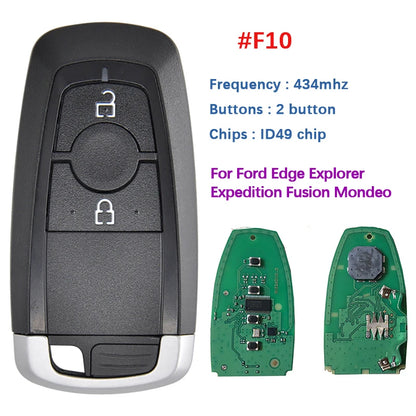 CN018109 315/434/868/902 Remote Key For Ford Edge Explorer Expedition Fusion Mondeo F150 Replacement Smart Keyless Proximity