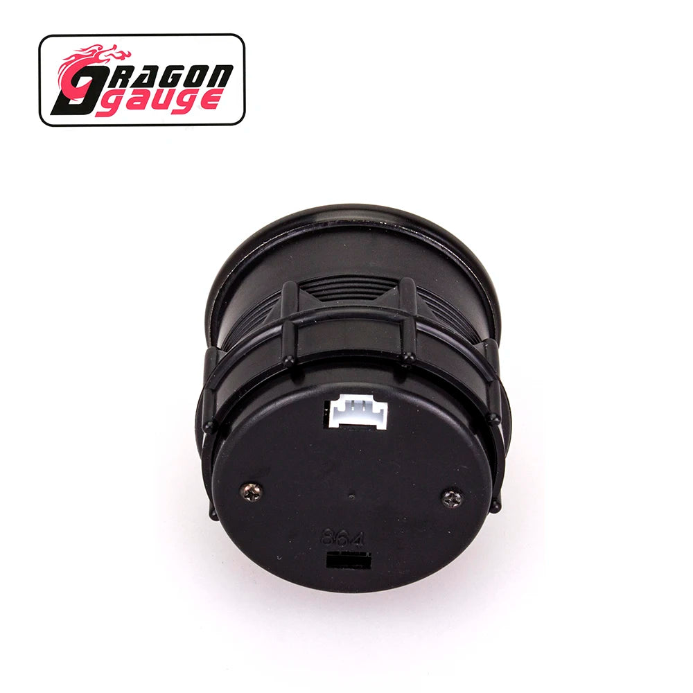 「DRAGON」 52mm Tachometer PRM Boost Gauge Voltage EGT Gauge Water Temperature Oil Temp Oil Pressure Car Gauge Fit for 12V Car