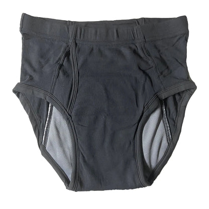 Men's Washable Incontinence Shorts Open Underwear Adults Patient Reusable Breathable Pant Diapers for Adults Prostate 500ml