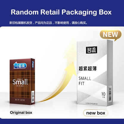 10pcs Small Size Ultra Thin Condoms For Men Long Sex Latex Tight Condom Adult Penis Sleeve Sex Toy Produtcs