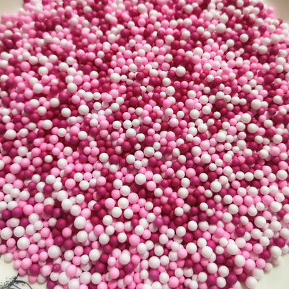 12L DIY Snow Mud Particles Accessories Slime Balls Small Tiny Foam Beads For Floam Filler For DIY Supplies 2-4mm