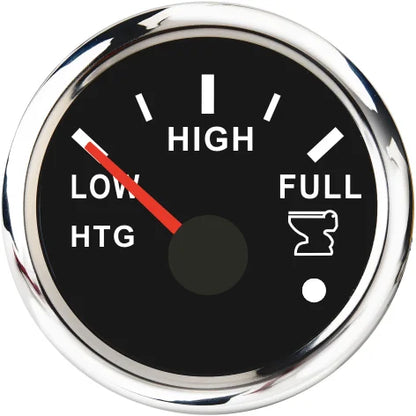 Car Marine Boat Boost Alarm Gauge 2‘’52mm Oil pressure Meter Water Level Fuel Temperature 12V 24V Voltmeter Accessories Meter
