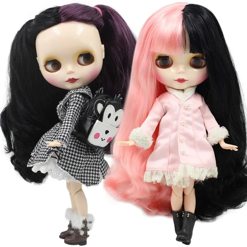 ICY DBS Blyth Doll Series Yin-yang hair style like Sia white skin 1/6 BJD ob24 anime cosplay