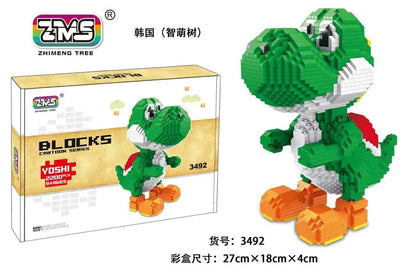 ZMS Mini Blocks Cartoon Building Toy Anime Bricks Educational Brinquedos for Kids Gift Children Christmas Present 3492