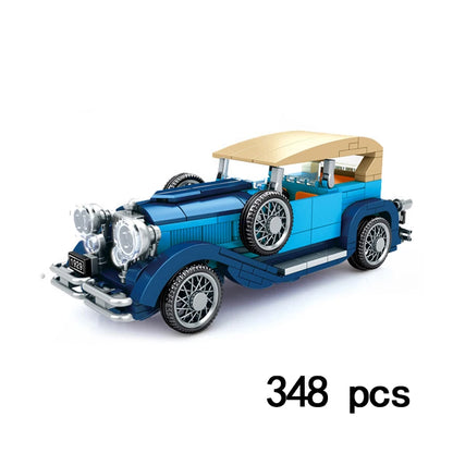 City Technique Speed Racing Car old Classic Sport Model Building Brick Super Racer Great Rally Vehicles Block Christmas gift Toy