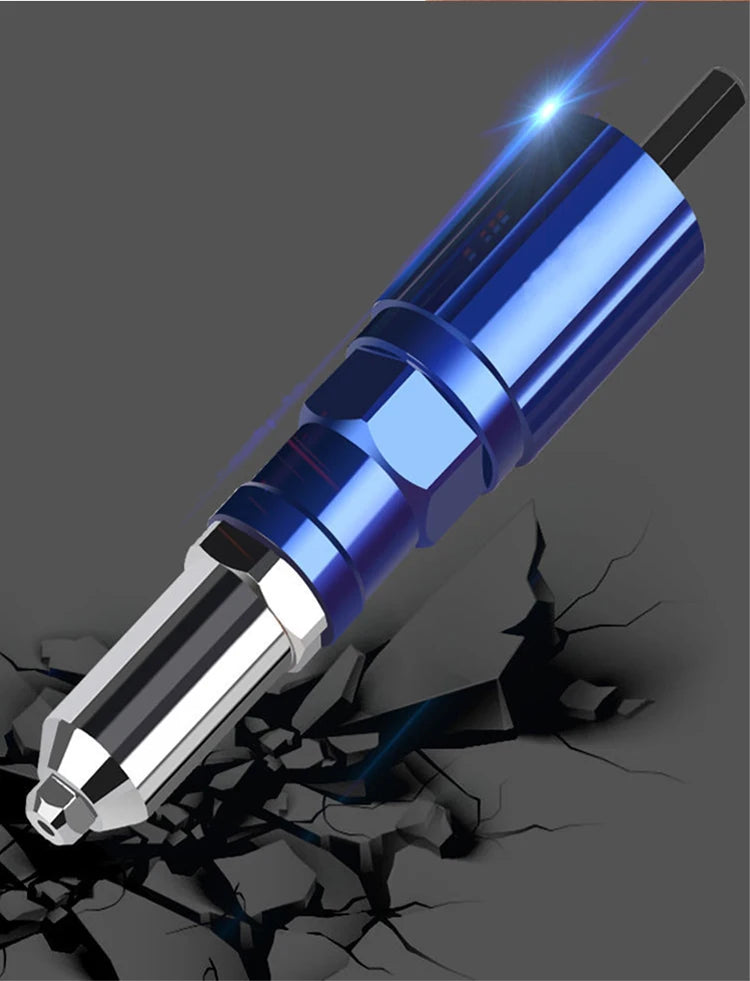 M3-M6 Electric Rivet Gun Adapter Riveting Tool Adapter Automatic Rivet Tool Rivet Nut Gun Accessory For Electric Drill