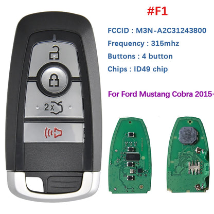 CN018109 315/434/868/902 Remote Key For Ford Edge Explorer Expedition Fusion Mondeo F150 Replacement Smart Keyless Proximity