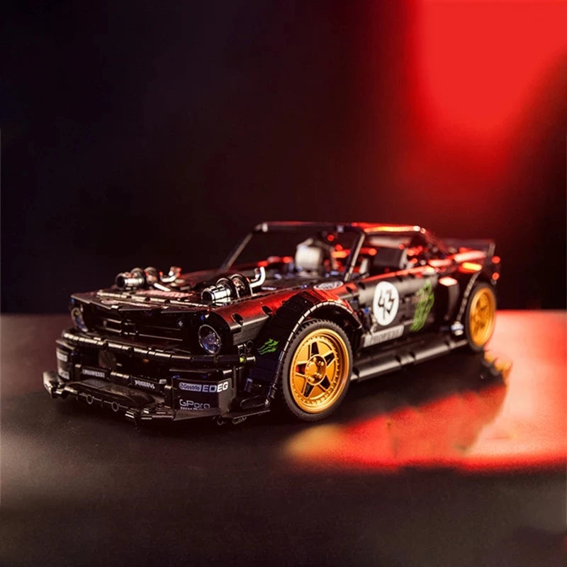 IN STOCK Technical 33003 RC Ford Mustanged Hoonicorn RTR V2 Racing Car MOC-22970 Building Blocks Bricks Toys For Kid Gift