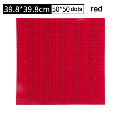 32*32 50*50 Dots Classic Base Plates Blocks DIY Small Size City Road Bricks Baseplates Construction Building Toys For Kids Gifts