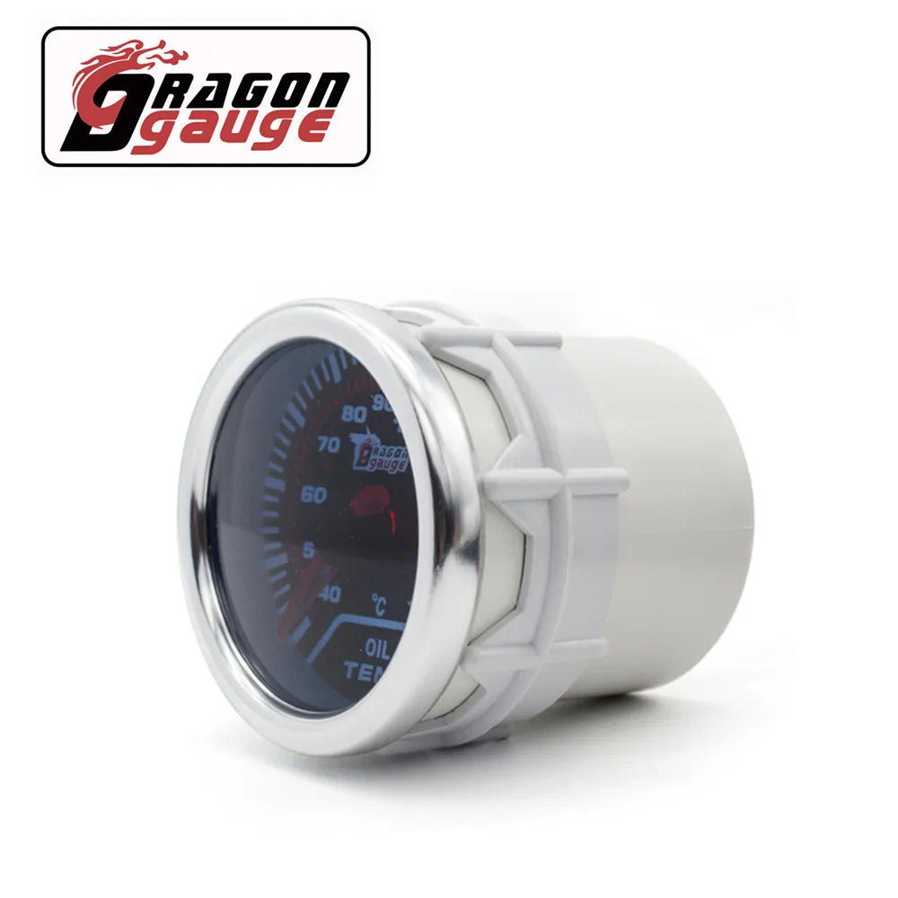 「DRAGON」 52MM Water Temp Oil Temp Oil Press Voltmeter Vacuum Tachometer RPM Boost Gauge Air Fuel Ratio EGT Gauge for 12 Volt Car