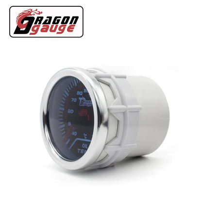 「DRAGON」 52MM Water Temp Oil Temp Oil Press Voltmeter Vacuum Tachometer RPM Boost Gauge Air Fuel Ratio EGT Gauge for 12 Volt Car
