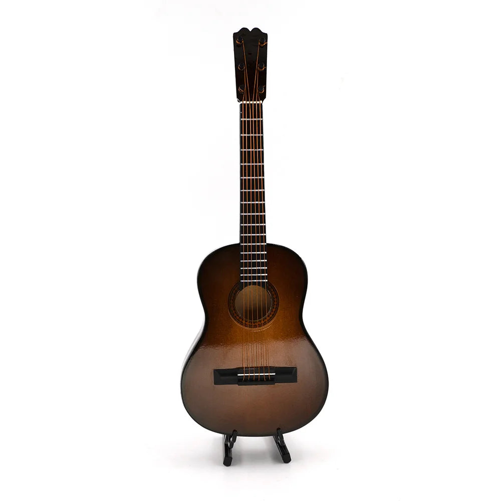 Dollhouse Miniature Guitar Musical Instrument for 1/4 1/6 1/10 1/12 Anime Figure ob11 bjd GSC Doll House Accessories Decoration