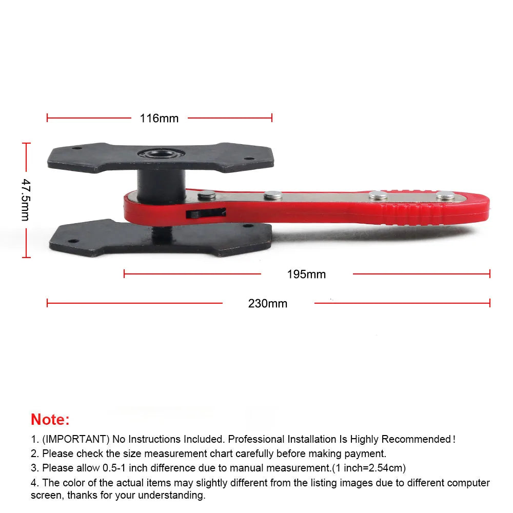 Red Blue Car Ratchet Brake Piston Spreader Caliper Pad Portable Install Tool Press
