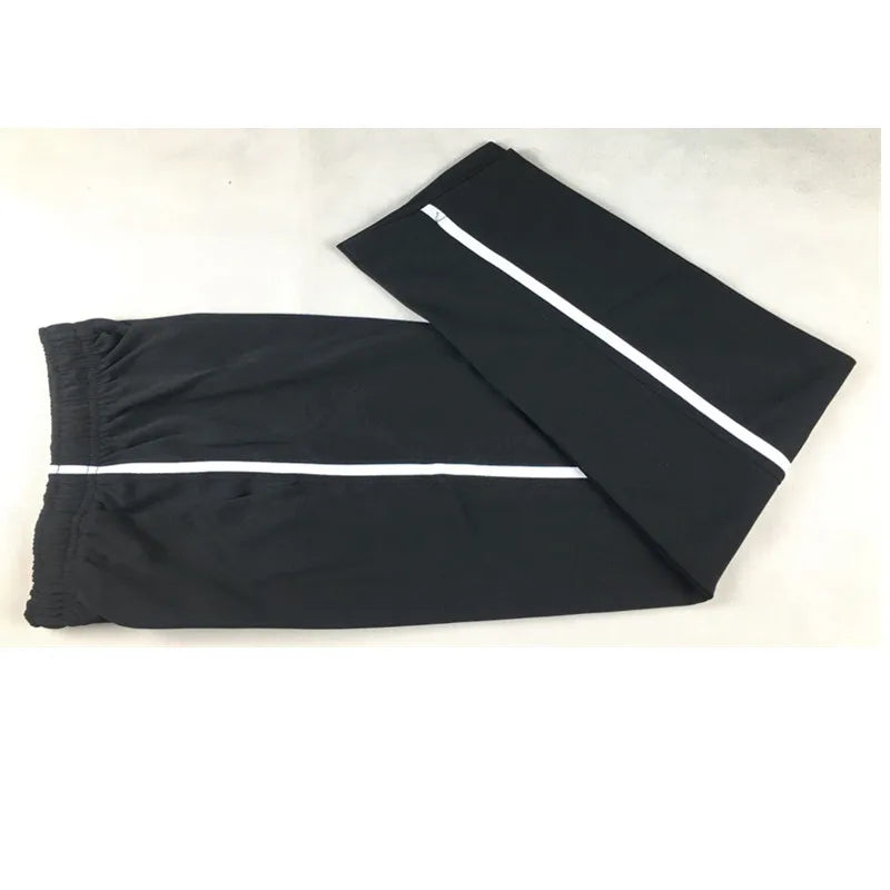 Summer Men Casual Sweatpants Men Jogger Basic Trousers Tracksuit Side Stripe Slim Thin Breathable Sportswear Track Pants