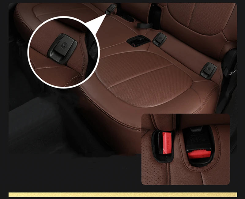 Custom Fit for 2024 2025 Subaru Crosstrek Premium Sport Limited Wilderness Base Car Accessories Seat Covers 5 Seats Leather