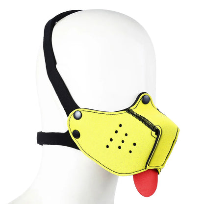20 Styles Neoprene Puppy Play Dog Hood Mask,Bdsm Bondage Slave Pet Roleplay Party Pup Mask,Removable Muzzle,Couple Flirt Sex Toy