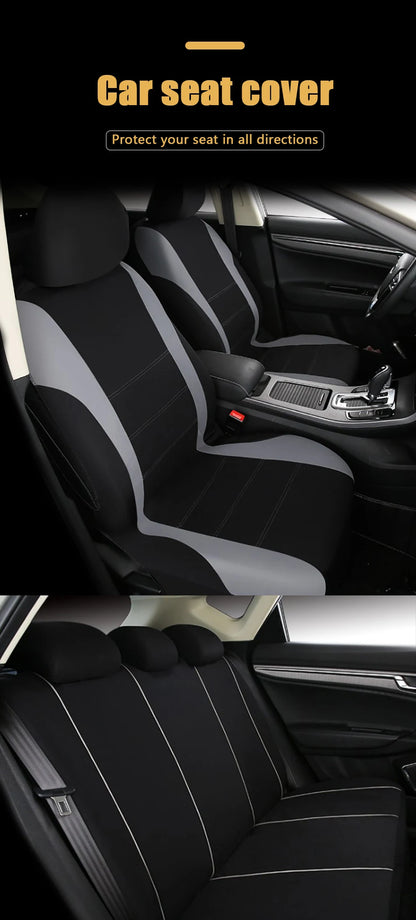 2/5Seats Fabric Car Seat Covers For Peugeot 508 207 307 407 3008 206 2008 208 sw 308 107 301 408 5008 4008 Rifter Traveller RCZ