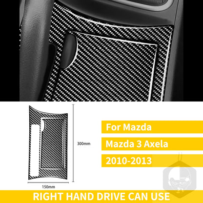Whole Interior Stickers For Mazda 3 Axela 2010-2013 Carbon Fiber Car Accessories Dash Trim Gear Shift Console Cover Molding
