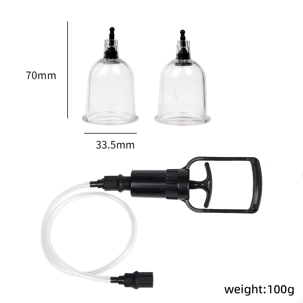 Female Breast Sucker Pussy Pump Enlarger Clitoris Clit Stimulator Nipple Vacuum Pump Adult Sex Toys For Women Nipple Clamps